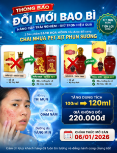 Mỹ Phẩm Bạch Hoa Hồng Trị Mụn Nám – Phiên Bản Mới 2026
