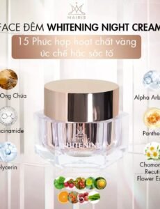 Kem dưỡng da ban đêm – Làn da trắng sáng và mềm mại trong giấc ngủ