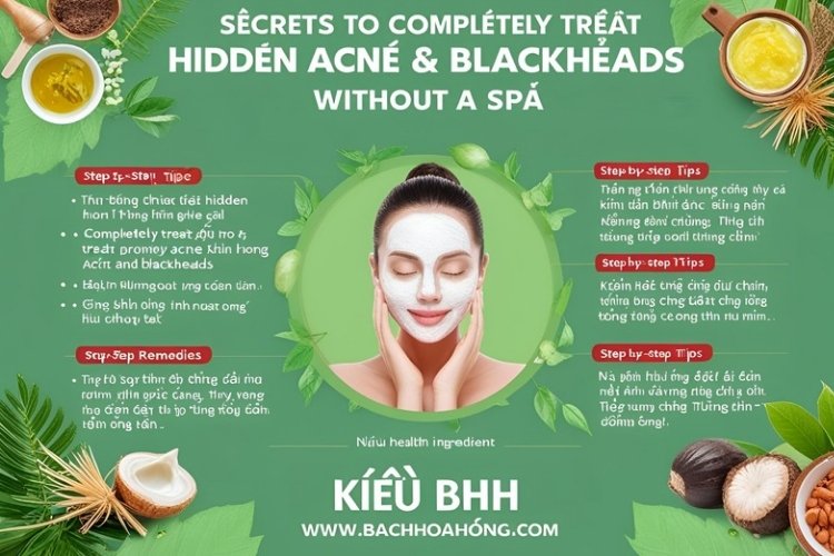 Bạch Hoa Hồng Chia Sẻ Bí Quyết Trị Mụn Ẩn, Mụn Đầu Đen Tận Gốc Không Cần Spa
