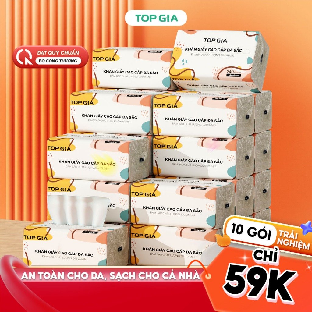 GIẤY ĂN CAO CẤP TOP GIA – AN TOÀN CHO DA, SẠCH CHO CẢ NHÀ