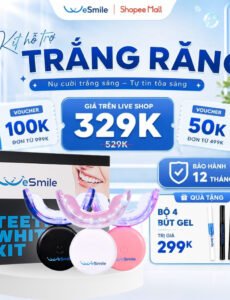 Cẩm Nang Tẩy Trắng Răng Tại Nhà A-Z: Review Kit Trắng Răng Wesmile Pro Có Tốt Không?