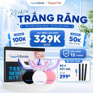 Cẩm Nang Tẩy Trắng Răng Tại Nhà A-Z: Review Kit Trắng Răng Wesmile Pro Có Tốt Không?